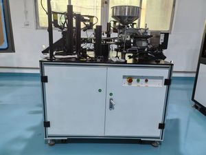 Visual Inspection Sorting Machine Beige Plastic Button Optical Sorting Equipment