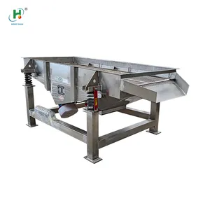 High Accuracy Rectangular Linear Vibratory Screen Machine for Polypropylene