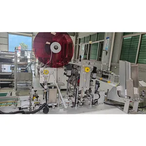 Gosunm Full-Auto Inner Ear-Loop Overlapping Flat Face Mask Making Machine with High Speed
