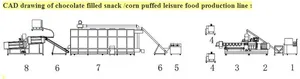 Puffed Corn Snacks Making Machine Magic Pop Snack Machine Curry Puff Making Machine