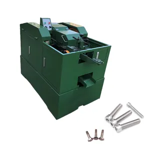 China High Performance Automatic Feed Control Enclosed Work Area Precise Multi-Functional Screw Thread Making Machine