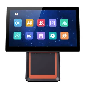 Store Computer Cash Accepting Self Service Touch Sensitive POS System Cash Register Set Cashier Machine Fail-Safe System