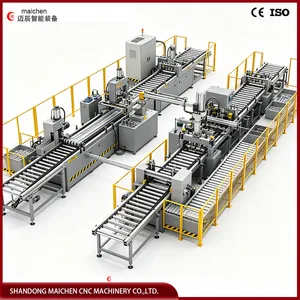 Fully Automatic PV Module Frame Production Machine Solar Panel Aluminum Frame Cutting Punching Riveting Machine