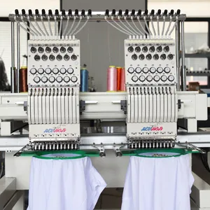 Computerized 2 Head Embroidery Machine as Ricoma Broderie Machine