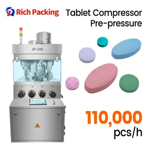 Rotary Automatic Tablet Compressor Pharmaceutical Tablet Press Machine