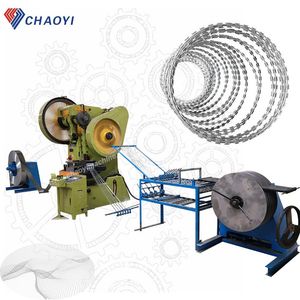 Factory Price Stable Performance Razor Wire Fence Mesh Machine/Razor Barbed Wire Production Line/Galvanized Concertina Razor Wire Machine