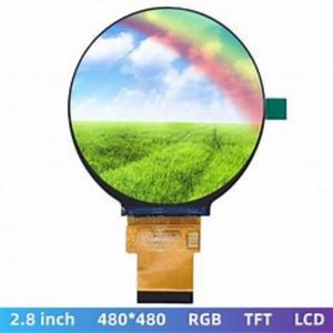 TFT LCD Monitor Screen Display High Resolution Round Module