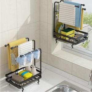 Kitchen Drying Cloth Rack Dishcloth Drain Rack