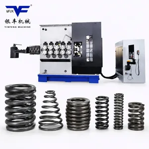 Large Diameter Steel Coil Compression Spring Big Spring Making Machine