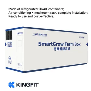 Factory Customize Mobile Planting Container Large Vertical Mushroom Container Modular Design Farming System