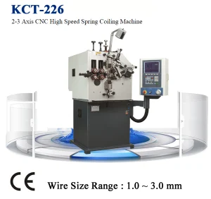 KCMCO-KCT-226 2 Axis CNC Spring Forming Machine for Compression Spring Coiling Machine