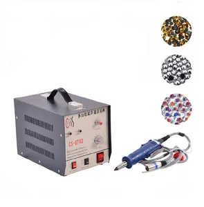 Ds-07102 Guangzhou Ultrasonic Rhinestone Setting Machine Manual T-Shirt Rhinestone Transfer Machines Rhinestone Fixing Machine