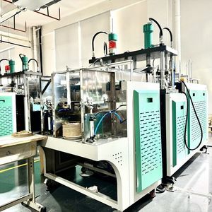 Energy-Saving Full Automatic Plate Forming Machine, Stable Paper Dish Production Line with PLC Control System