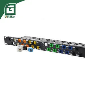 Geteknet OEM ODM Rj11 Telephone Module Cat3 Voice Module Screw Type Gold Plated 4-Core Class III Information Phone Module Keystone Jack