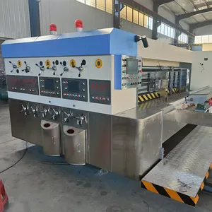Mini Automatic Flexo Printer Slotter with Stacker Machine / Mini Printing Machine / Box Printing Machine