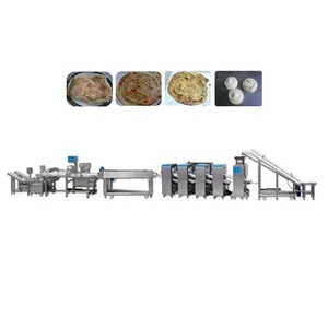 Layered Roti Paratha Parotha Production Line Machine Fully Automatic Design for Making Indian Parata