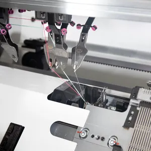 Industrial Blue Knitting Machine with Computerized Advanced Raschel Technology