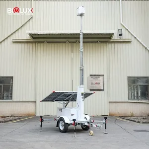Mobile Solar Powered Monitoring Trailer with CCTV Camera System