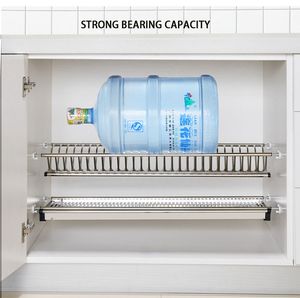 Kitchen Rack Stainless Steel Dishes Rack Kitchenware Stand Drying Dish Rack