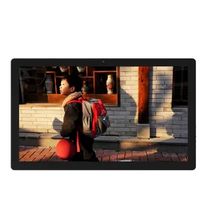 Motorized Computer Monitor Lift Audio System Paperless Video IPS Panel LCD 21.5 Inch Conference System