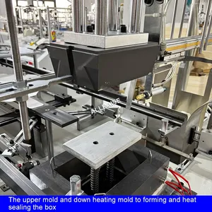 Automatic Paper Lunch Food Box Making Machine
