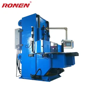 6 Axis CNC Compression Machine Rn580-9b Single Tray Spring End Grinding Machine