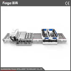 Intelligent Horizontal Glass Four Side Edging Machine Processing Line