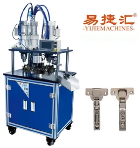 Hinge Semi Automatic Riveting Machine 4 Nail Multi Station Riveting Machine