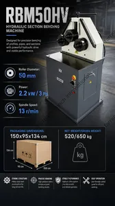 OEM Long Service Life Precision Rbm50hv Tube Bending Machine for Rbm65hv Rbm30hv Rbm30 Handrail Tube Processing