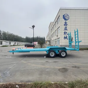 Multi-Function Farm Machinery Transport Trailer with Hydraulic Loading System