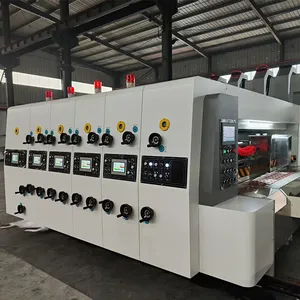 Mini Automatic Flexo Printer Slotter with Stacker Machine / Mini Printing Machine / Box Printing Machine