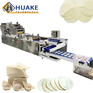 Hot Sales Automatic Wonton Wrapper Making Machine Dumpling Wrapper Spring Roll Skin Production Line/Machine