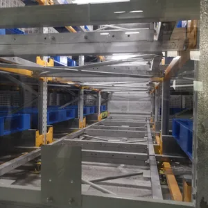 Semi-Automatic Warehouse Moving Radio Pallet Shuttle Racking System 4 Ways Shuttle Car Remote Control Radio Shuttle Racking