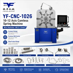 Metal Spring Shaped Curved Spring Stainless Steel Wire Forming Spring Making Machine