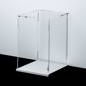Customized Transparent Acrylic Display Box, Stone Patterned Box, Dessert Table Base, Water Ripple Storage Rack