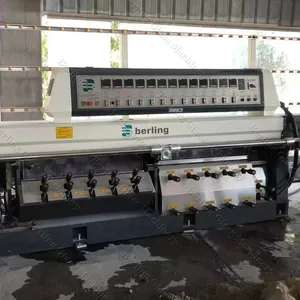 Straight Line Glass Edging Machine for Glass Processing with PLC System