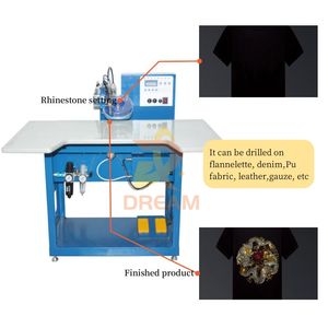 Automatic Rhinestone Machines Ultrasonic Rhinestone Setting Machine Hotfix Rhinestones Machine for Clothes Pants