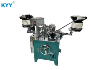 Kyy Automatic Spring Sheet Pin Lock Slider Assembly Machine Zipper Slider Machinery, Zipper Making Machine