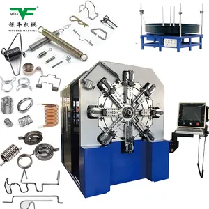 CNC-1245-1250 Axles Wire Diameter 1.4-5mm Compression Spring Making Machine, Coiling Spring Machine, Double Torsion Spring Machine