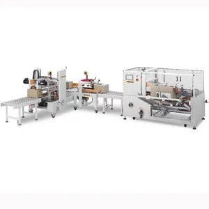 Automatic Carton Box Cardboard Forming Opening Machine Box Making Machine Case Erector Packing and Sealing Machine