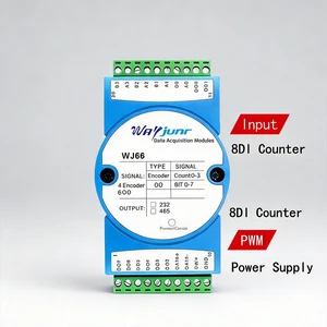 Versatile 4-Encoder Setup for Accurate Motion Tracking Solutions Angular Velocity Displacement Measurement, Modbus RTU Module