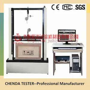 Computer Control Electronic Carton Box Compression Testing Machine