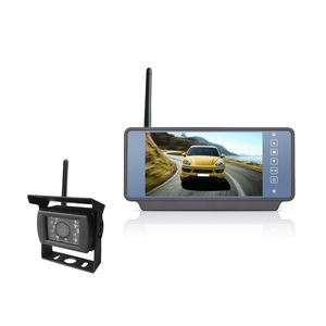 7inch 4CH Digital HD Wireless Backup Rear View Mirror Camera System