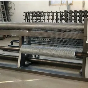 Full Automatic Chicken Wire Mesh Netting Hexagonal Gabion Rabbit Cage Machine