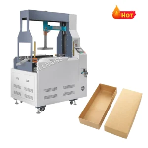 Semi-Automatic Rigid Paper Cardboard Box Forming Machine Gift Hard Carton Box Making Machine