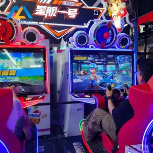 Factory Direct 2 Player Flying Shooting Arcade Game Machine Interactive Motion for Indoor Playground Center
