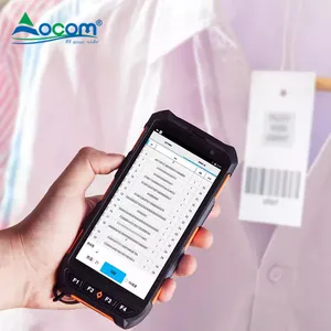 4G LTE WiFi Network Android Mobile Handheld Computer with Java Language Android Handbarcode Scanner
