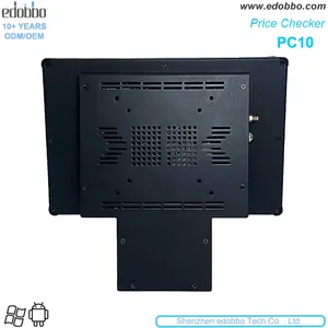 Edobbo 10-Inch Display Android POS System with 2D-Scanner Price Checker Checking Prices