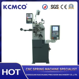 Stainless Steel Material 0.7mm KCMCO CNC Spring Making Machine Tower Conical Spring Coiling Machine