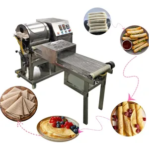 Automatic Pancakes Making Machine Spring Roll Wrapper Machine Portable Injera Making Machine